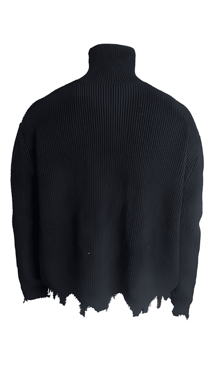 Zipper Turtleneck