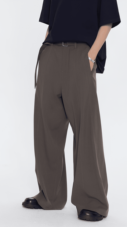 Waistband Wide Leg Pants